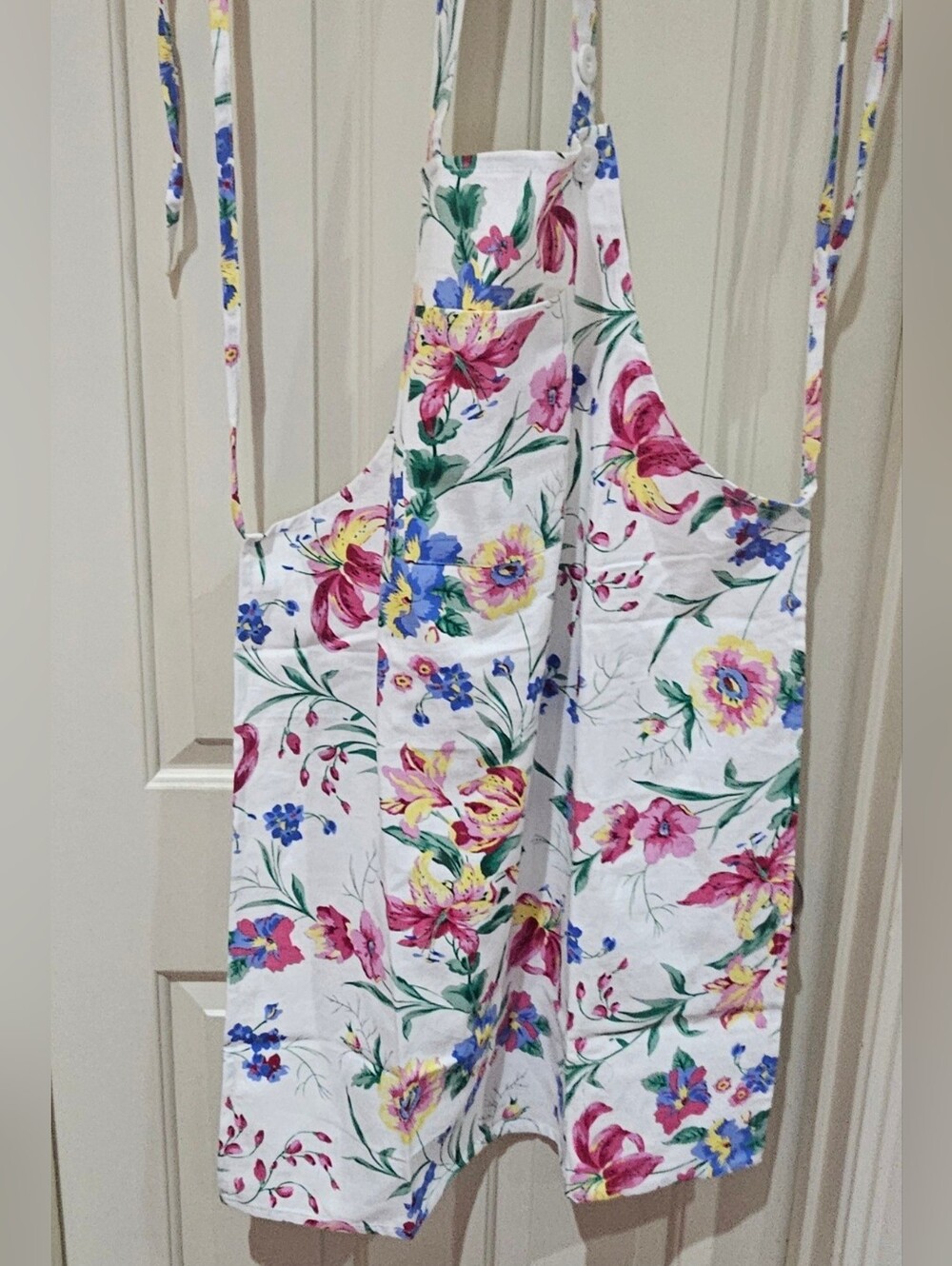 April Cornell Floral Cotton Apron